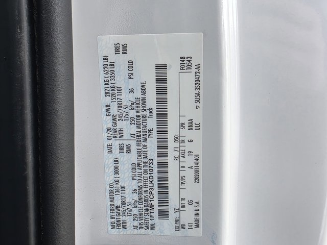 Used 2020 Ford F150 XL w/ Equipment Group 101A Mid image 22