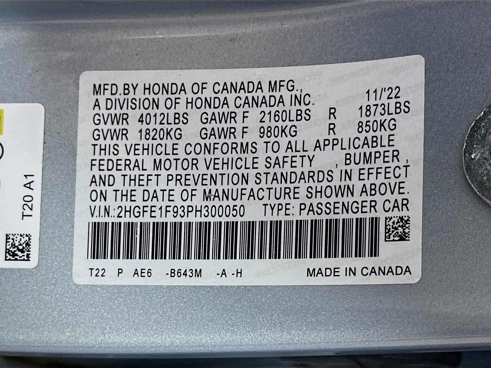 Used 2023 Honda Civic Touring image 12