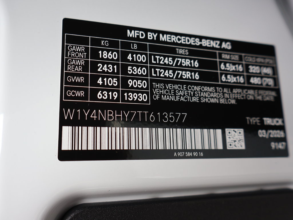 New 2026 Mercedes-Benz Sprinter 2500 image 43