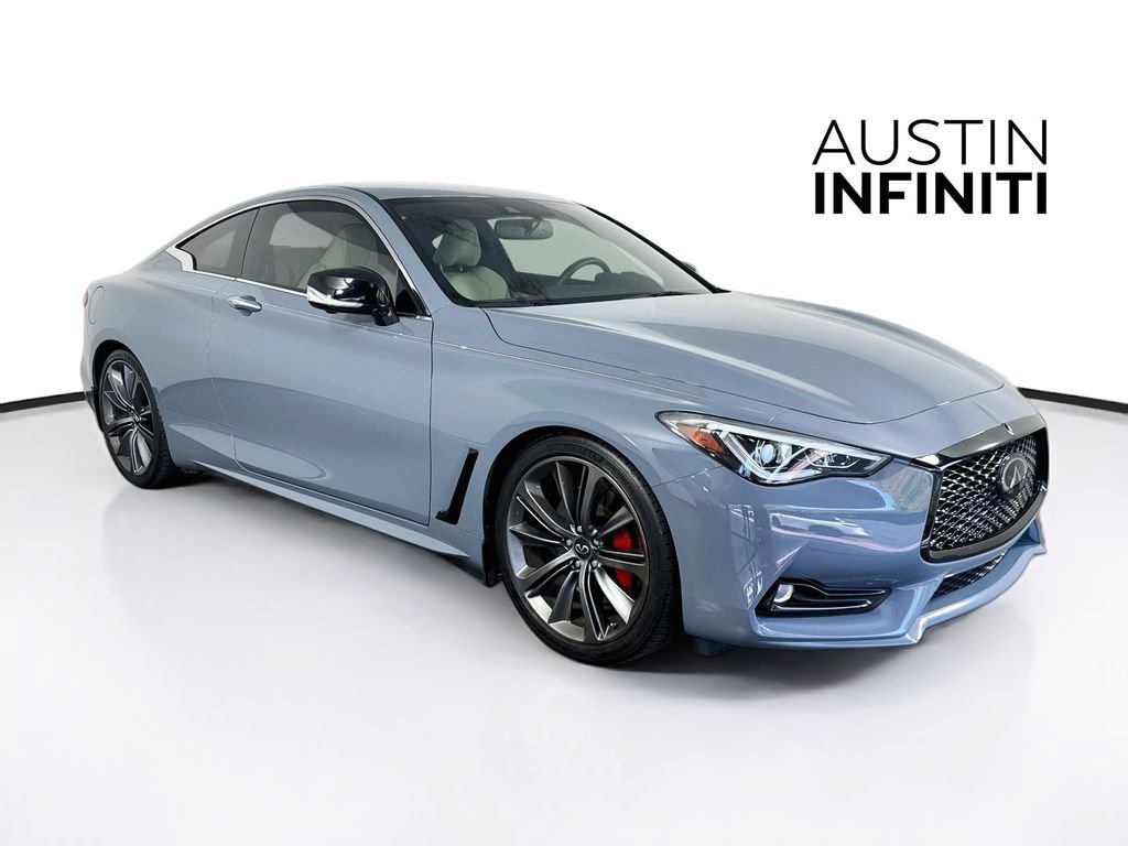Certified 2022 INFINITI Q60 Red Sport 400 w/ Cargo Package RWD image 1
