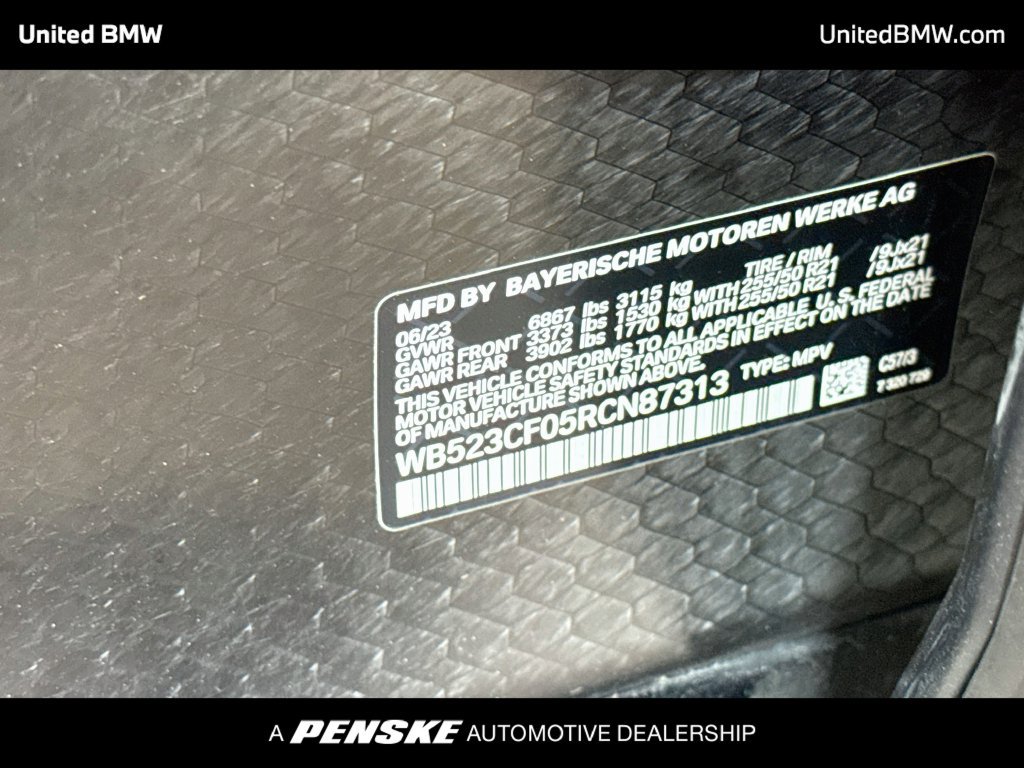 Certified 2024 BMW iX xDrive50 w/ Premium Package AWD/4WD image 22