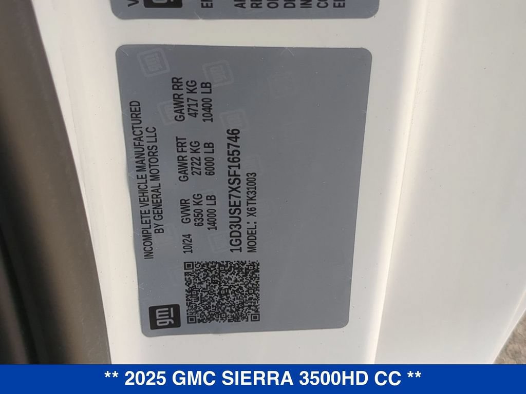New 2025 GMC Sierra 3500 Pro w/ Convenience Package AWD/4WD image 21