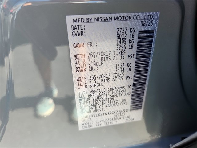 New 2026 Nissan Frontier PRO-4X image 10