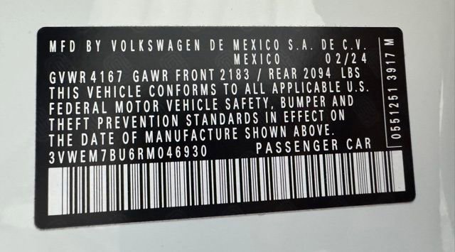Certified 2024 Volkswagen Jetta SE image 39