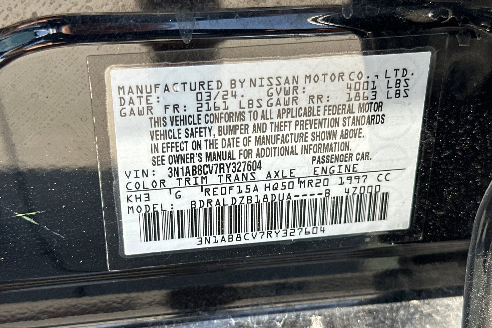 Used 2024 Nissan Sentra SV FWD image 28