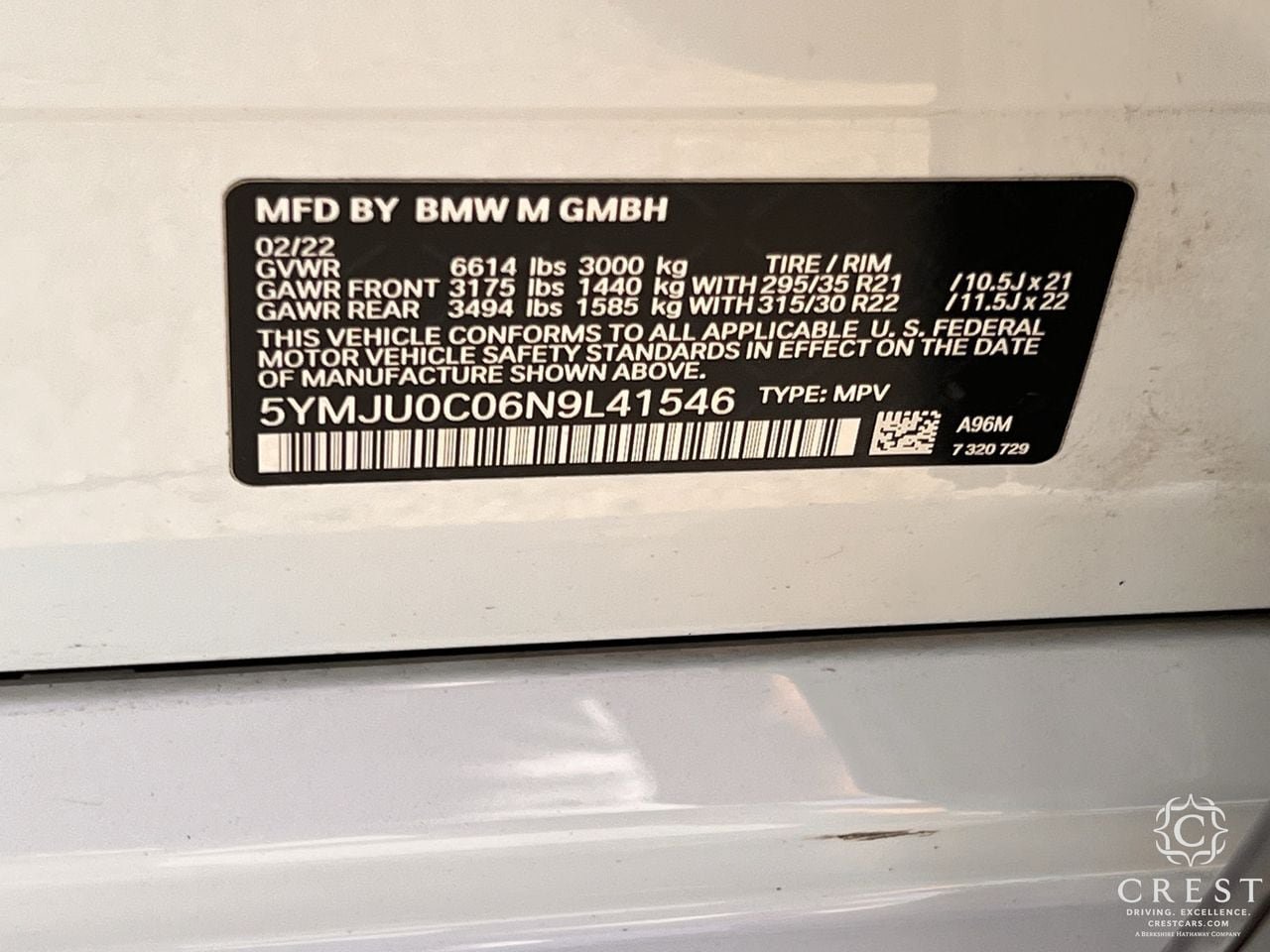 Used 2022 BMW X5 M w/ Competition Package 2 AWD/4WD image 31