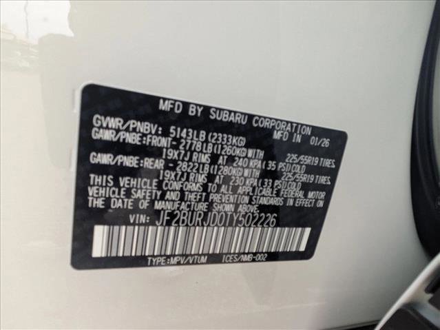 New 2026 Subaru Outback Touring XT image 24