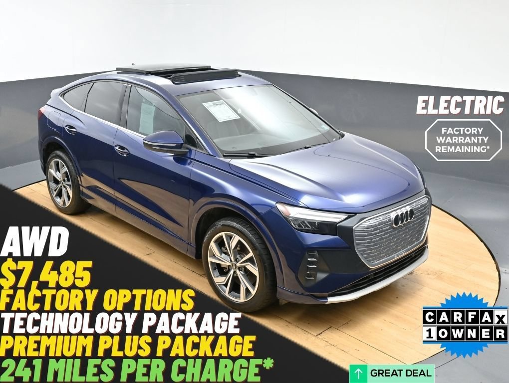 Used 2022 Audi Q4 e-tron Premium Plus AWD/4WD video 1