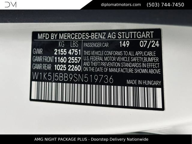 Used 2025 Mercedes-Benz CLA 35 AMG 4MATIC image 54