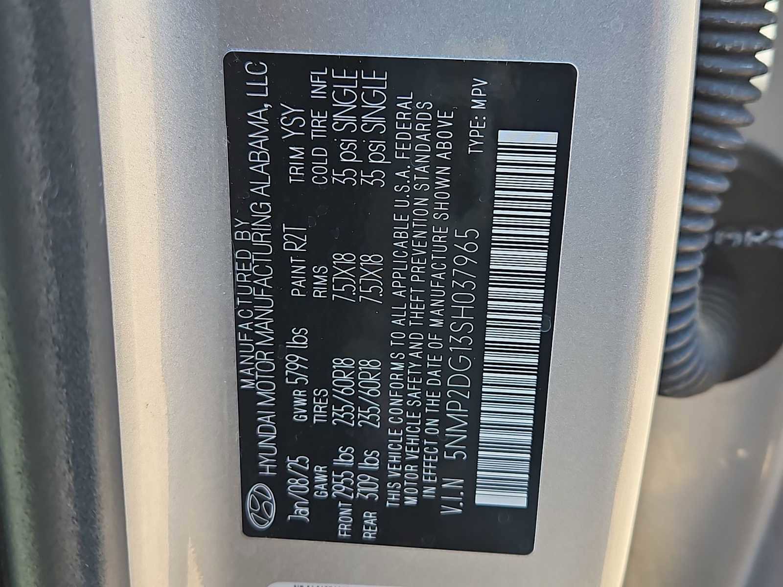 Certified 2025 Hyundai Santa Fe SEL image 35