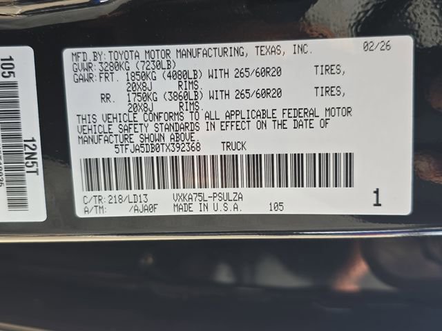 New 2026 Toyota Tundra Limited image 34