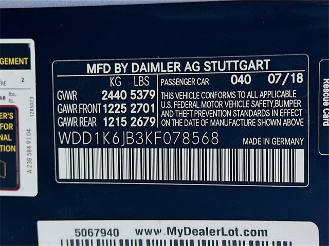 Certified 2019 Mercedes-Benz E 450 4MATIC Cabriolet image 30