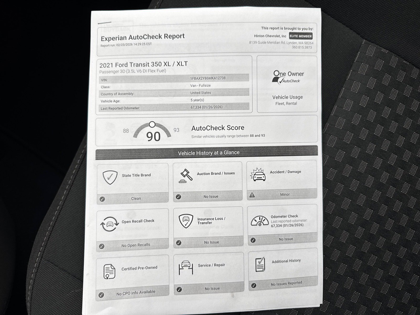 Used 2021 Ford Transit 350 XLT image 18