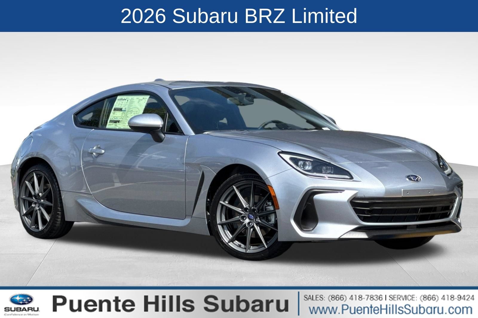 New 2026 Subaru BRZ Limited RWD image 1
