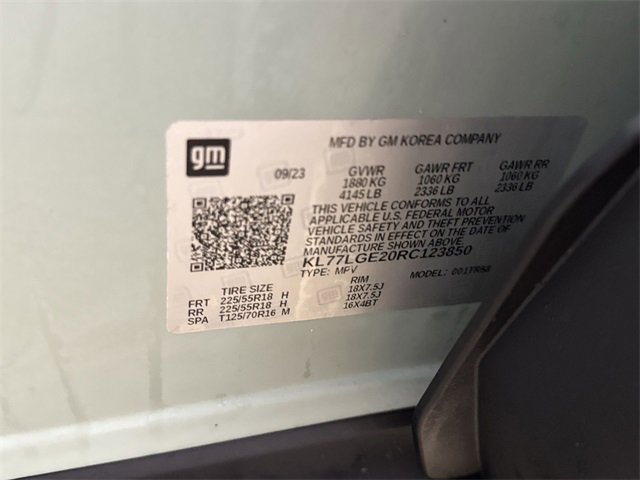 Certified 2024 Chevrolet Trax RS w/ Driver Confidence Package image 27