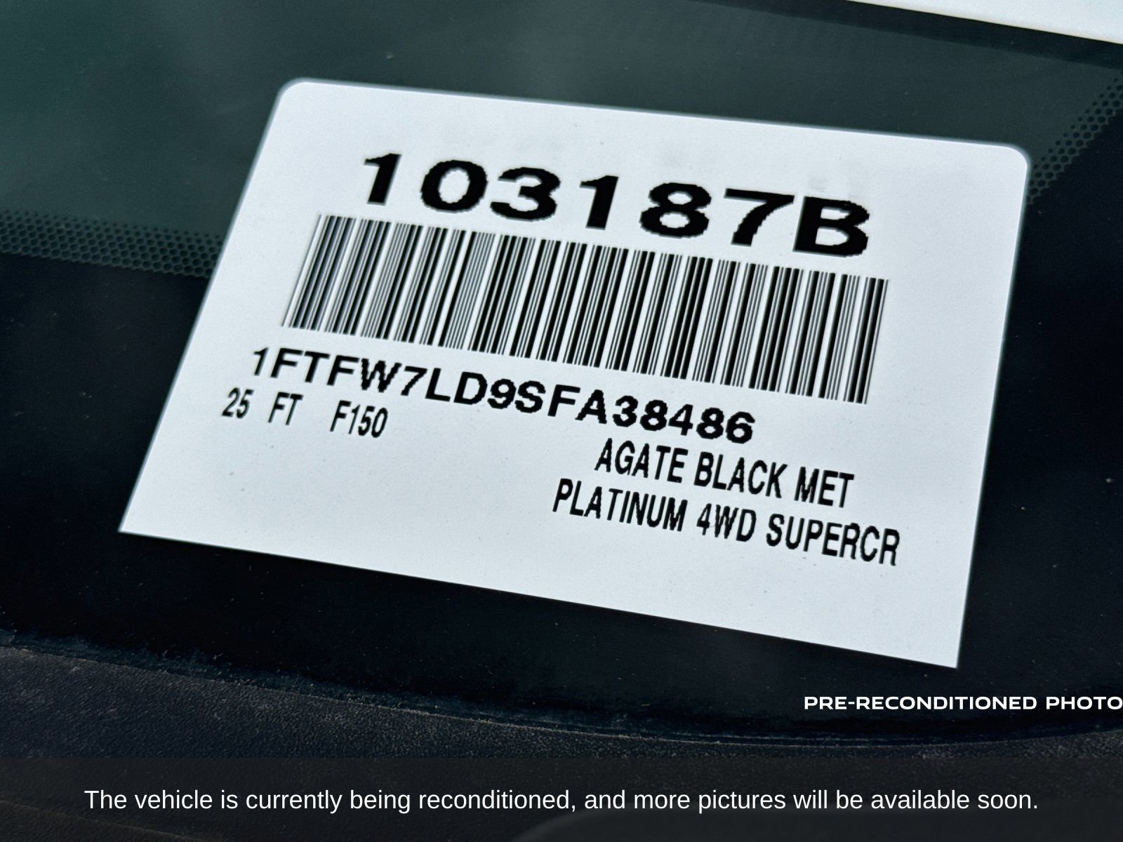 Used 2025 Ford F150 Platinum w/ Equipment Group 702A High image 3