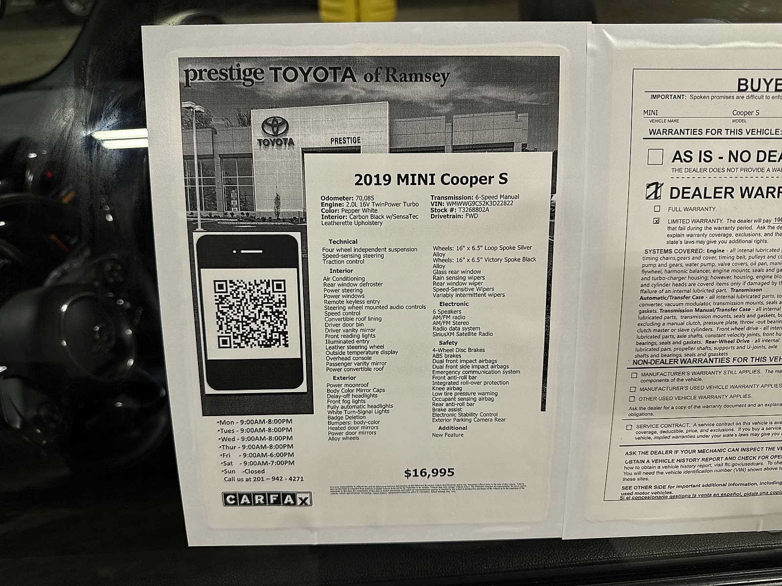 Used 2019 MINI Cooper S FWD image 13