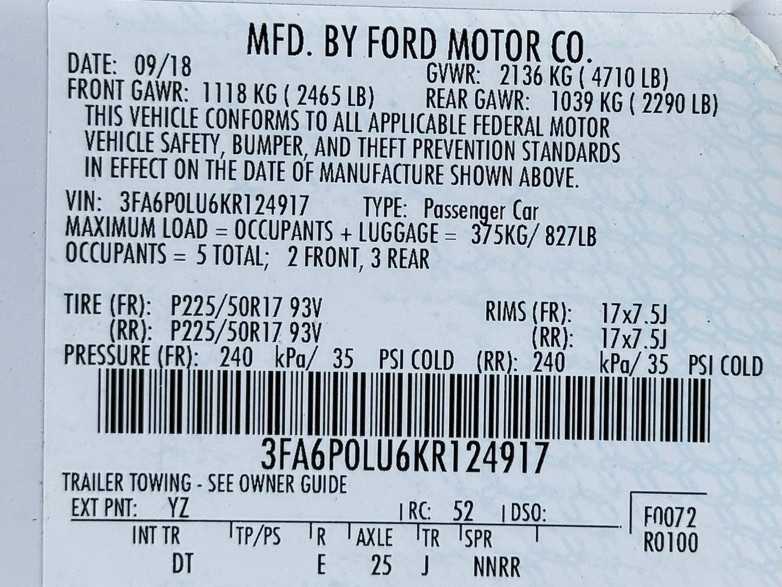 Used 2019 Ford Fusion SE FWD image 38