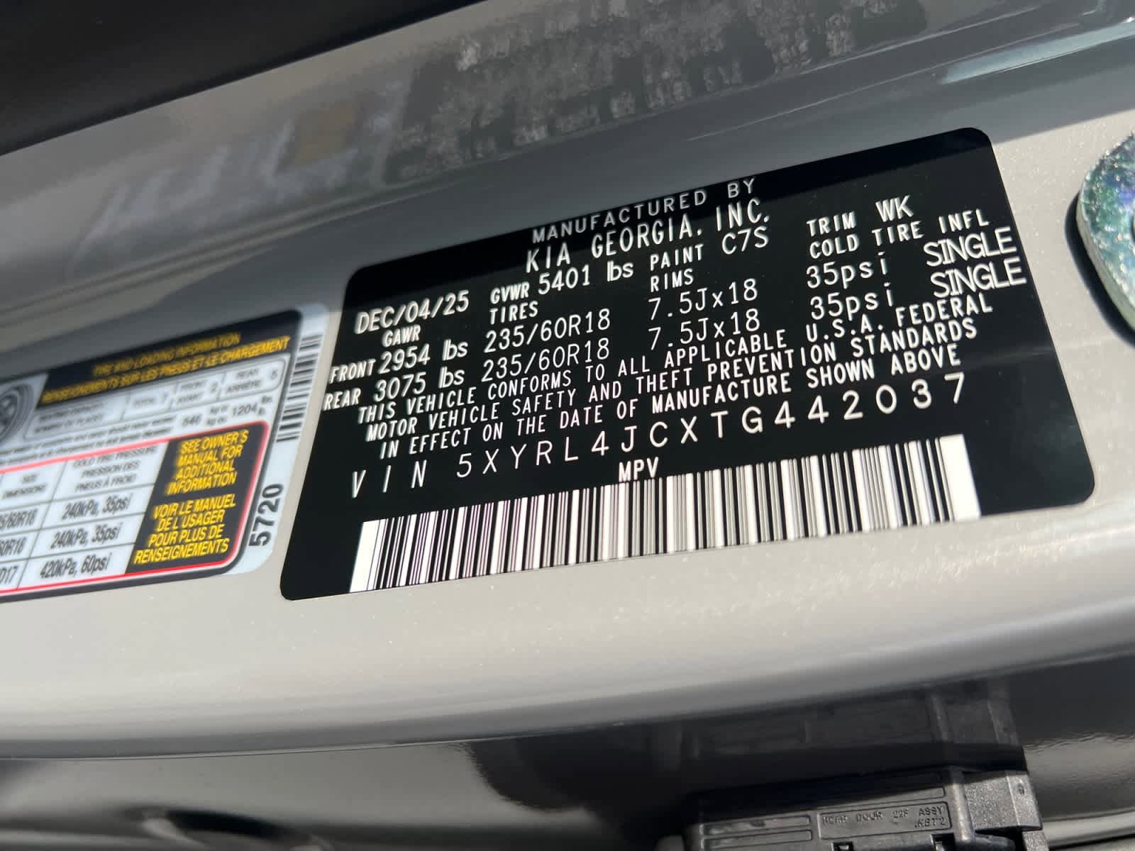 New 2026 Kia Sorento S FWD image 18