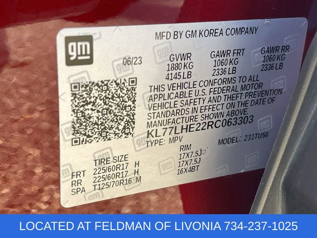 Used 2024 Chevrolet Trax LT w/ Driver Confidence Package image 32