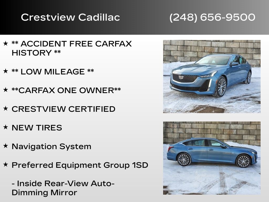 Certified 2023 Cadillac CT5 Premium Luxury image 5