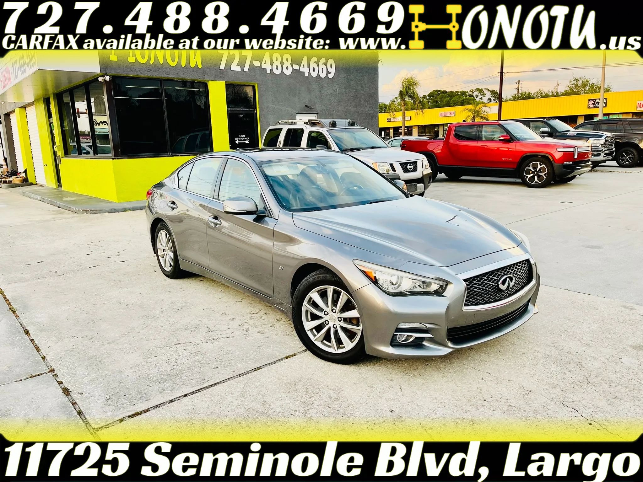 Used 2014 INFINITI Q50 Premium w/ Navigation Package AWD/4WD image 1