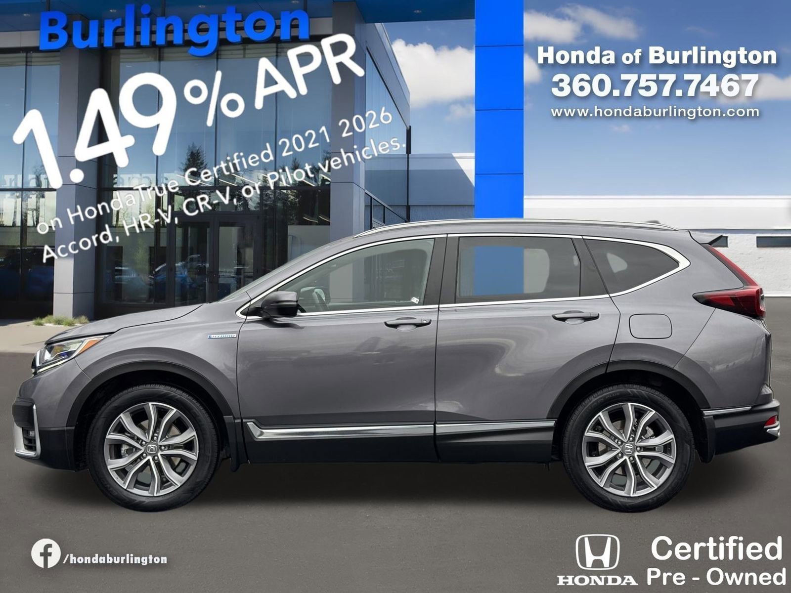 Used 2021 Honda CR-V Touring image 3