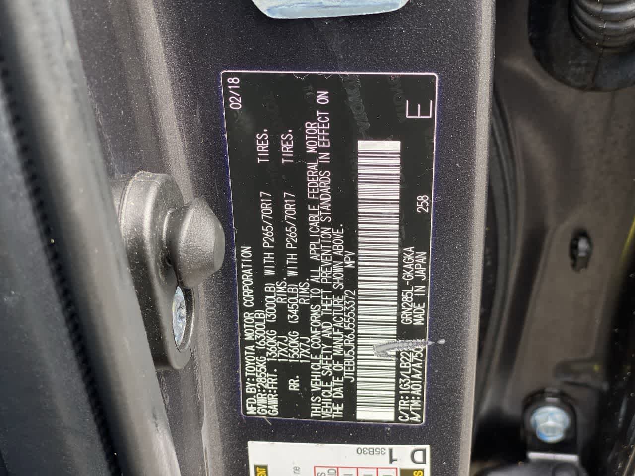 Used 2018 Toyota 4Runner SR5 Premium AWD/4WD image 29