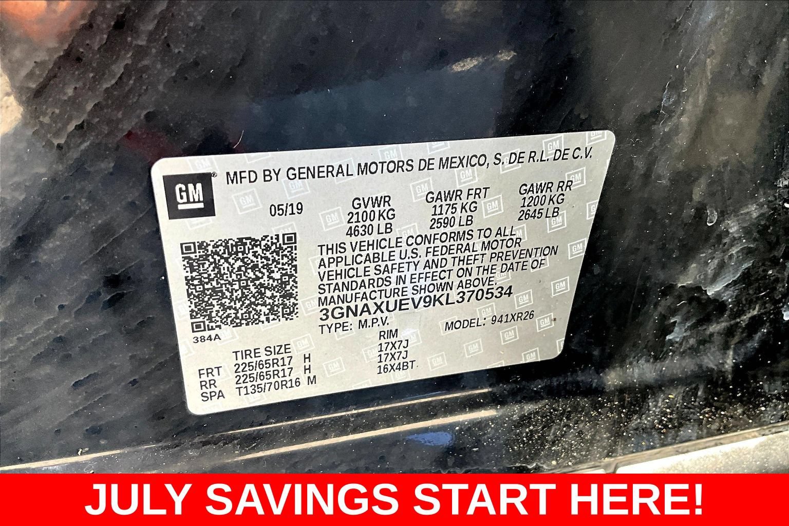 Used 2019 Chevrolet Equinox LT AWD/4WD image 23