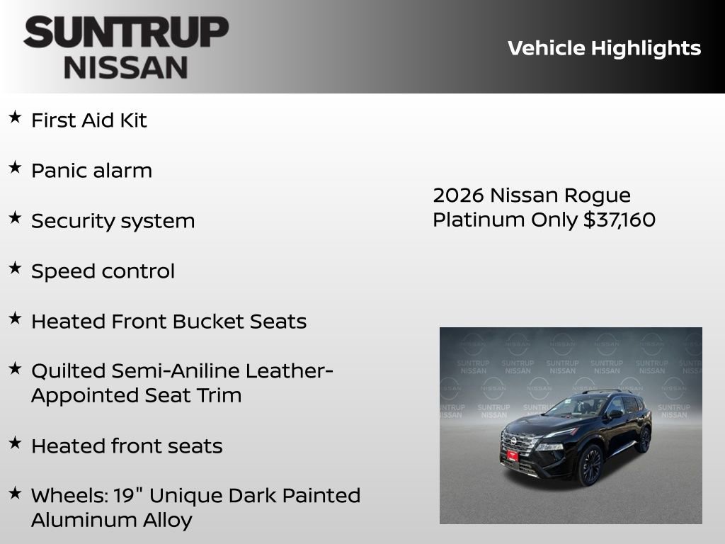 New 2026 Nissan Rogue Platinum w/ Platinum Premium Package AWD/4WD image 36
