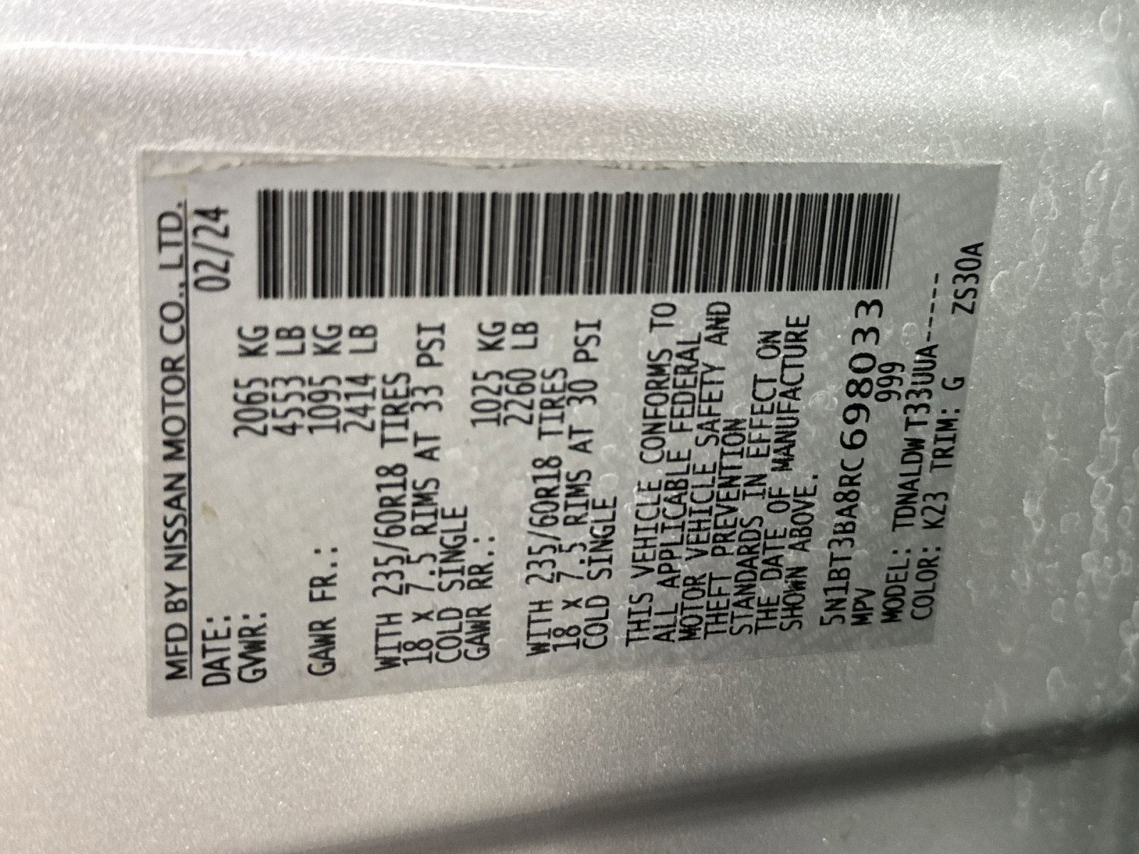 Used 2024 Nissan Rogue SV image 32