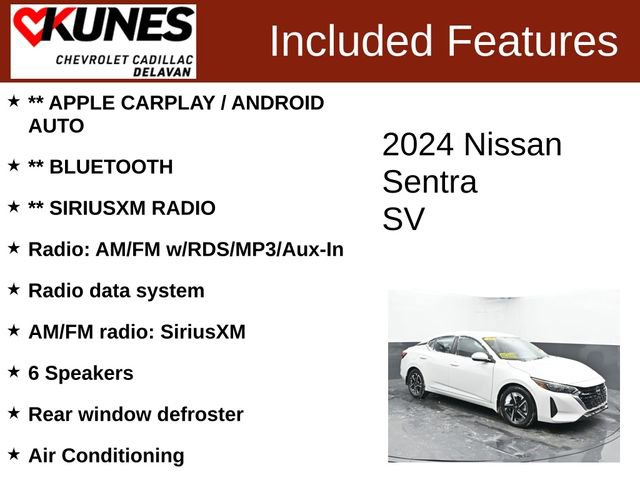 Used 2024 Nissan Sentra SV w/ Trunk Package image 3