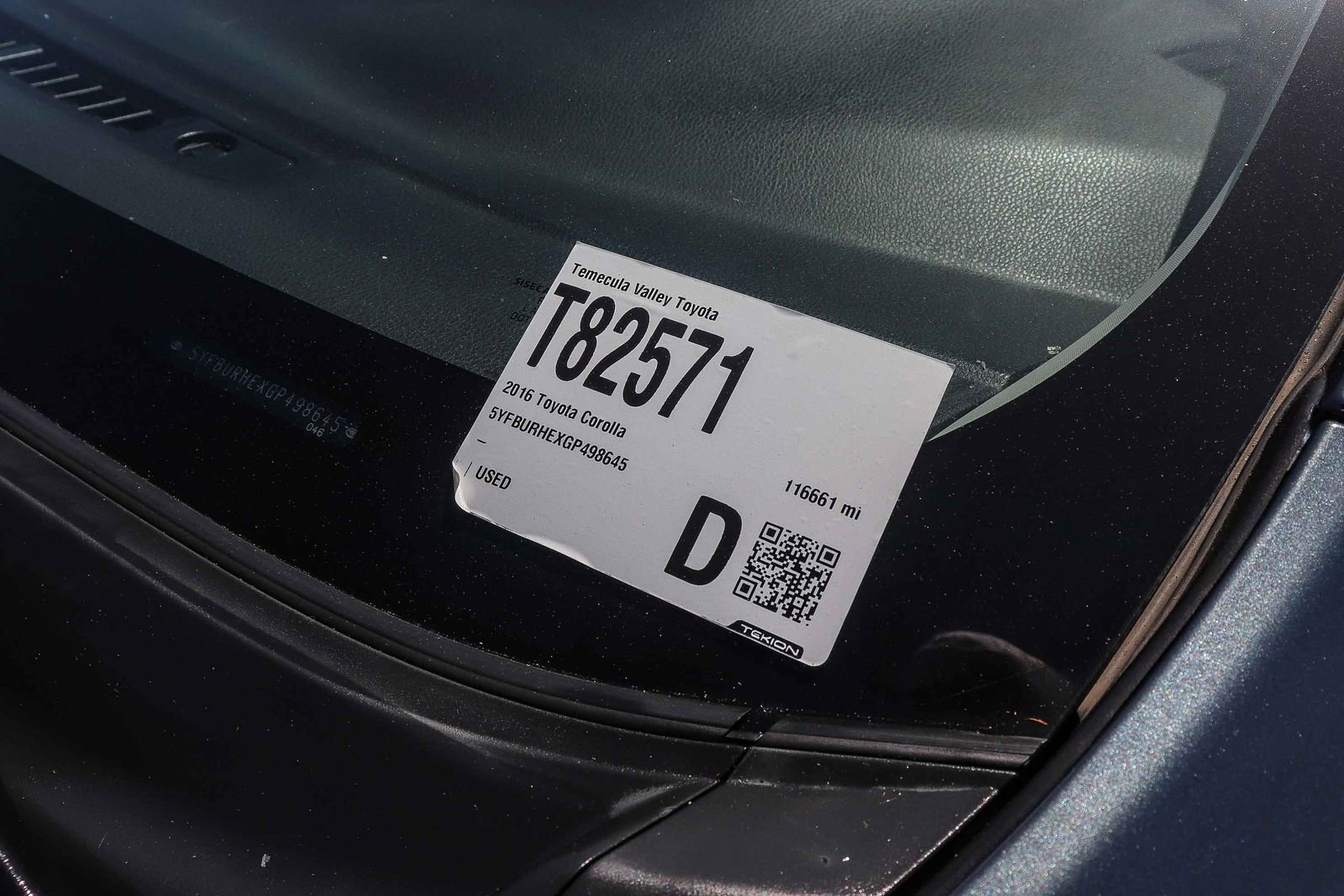 Used 2016 Toyota Corolla S w/ Protection Package FWD image 33