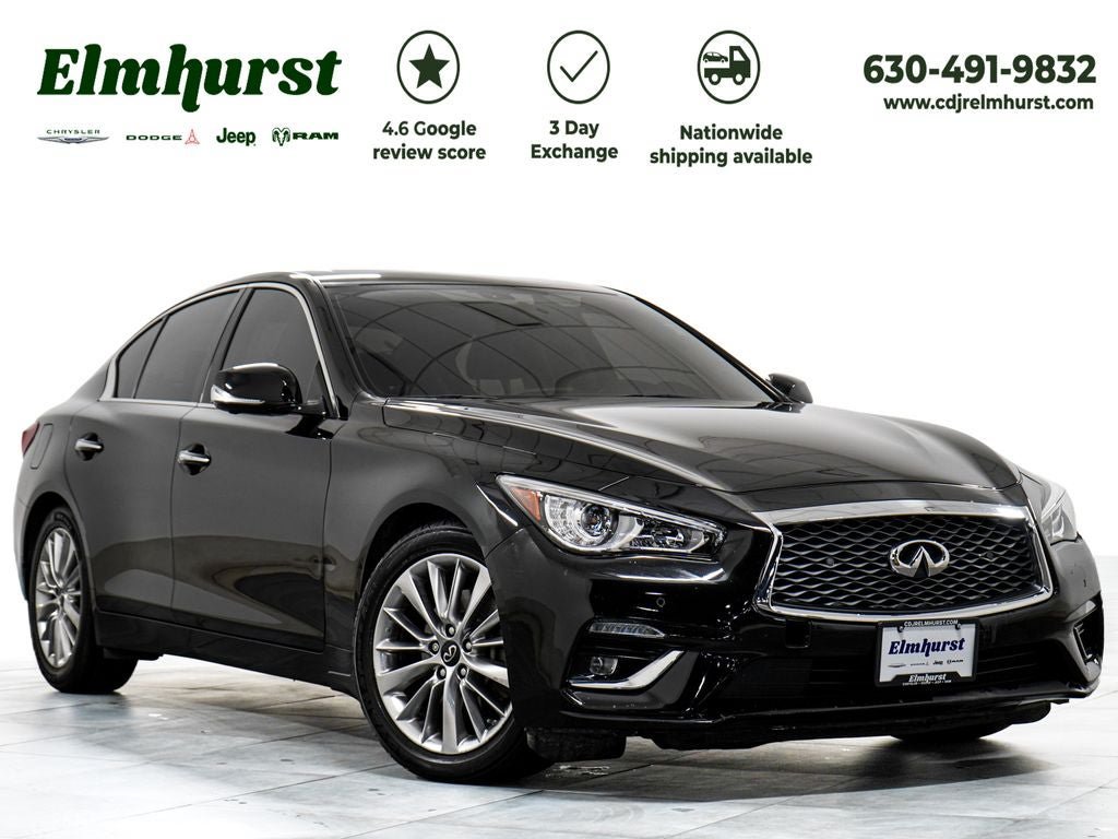 Used 2021 INFINITI Q50 Luxe w/ Cargo Package
