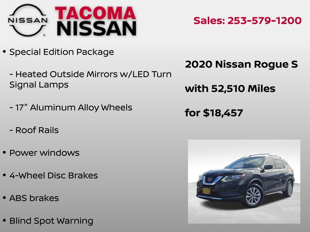 Used 2020 Nissan Rogue S w/ Special Edition Package image 12