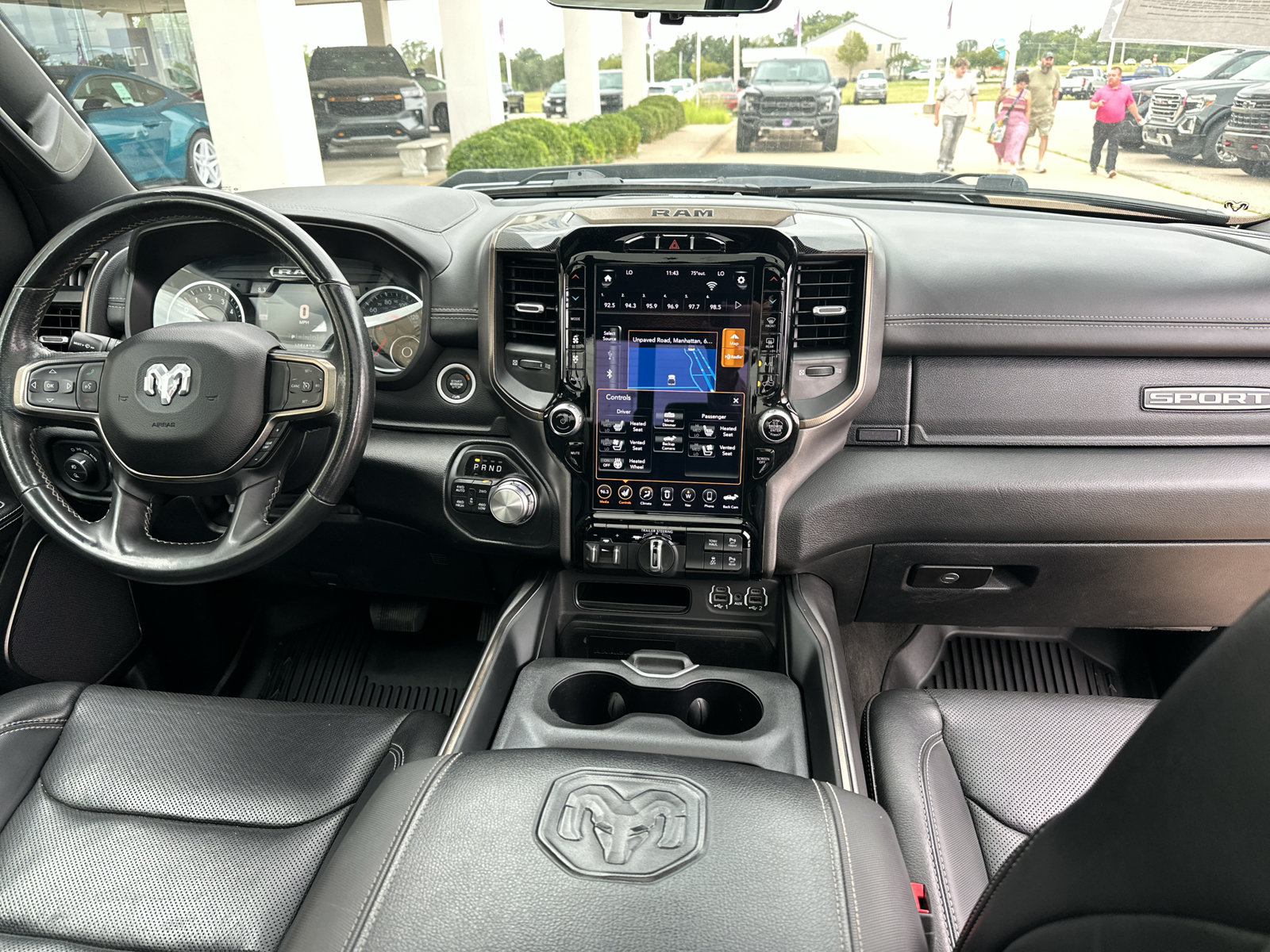 Used 2021 RAM 1500 Sport w/ Leather & Sound Group AWD/4WD image 3