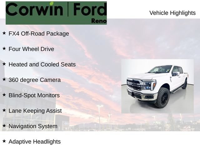 Certified 2025 Ford F150 Lariat w/ Equipment Group 502A High AWD/4WD image 7