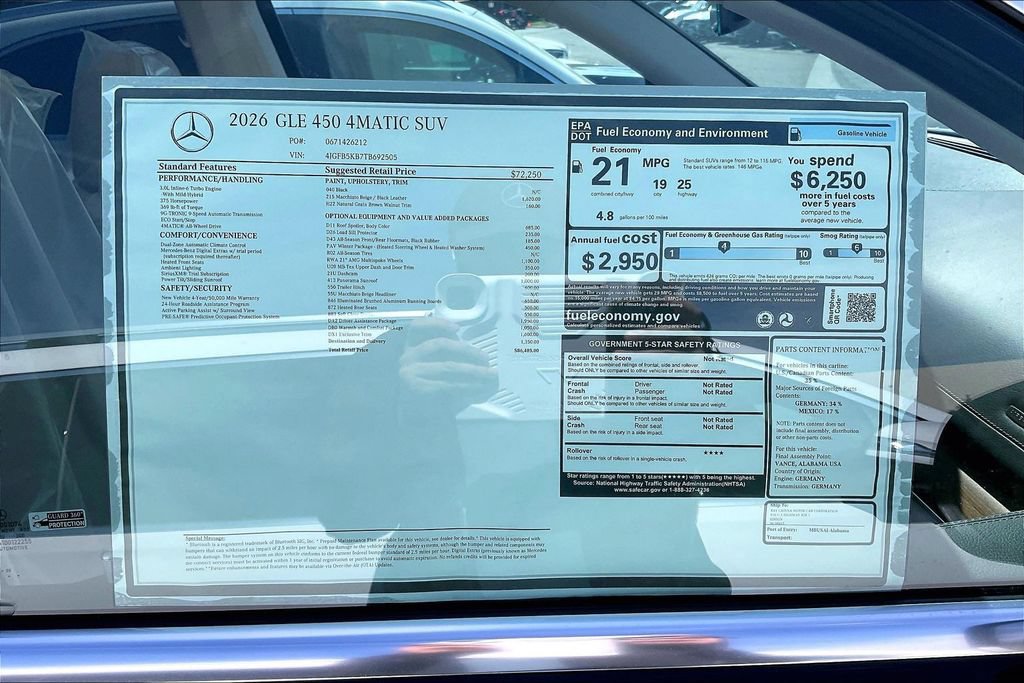 New 2026 Mercedes-Benz GLE 450 4MATIC image 12