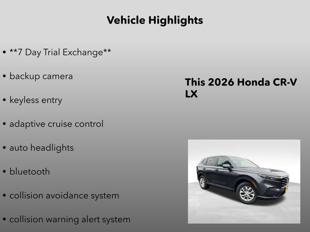 New 2026 Honda CR-V LX image 5
