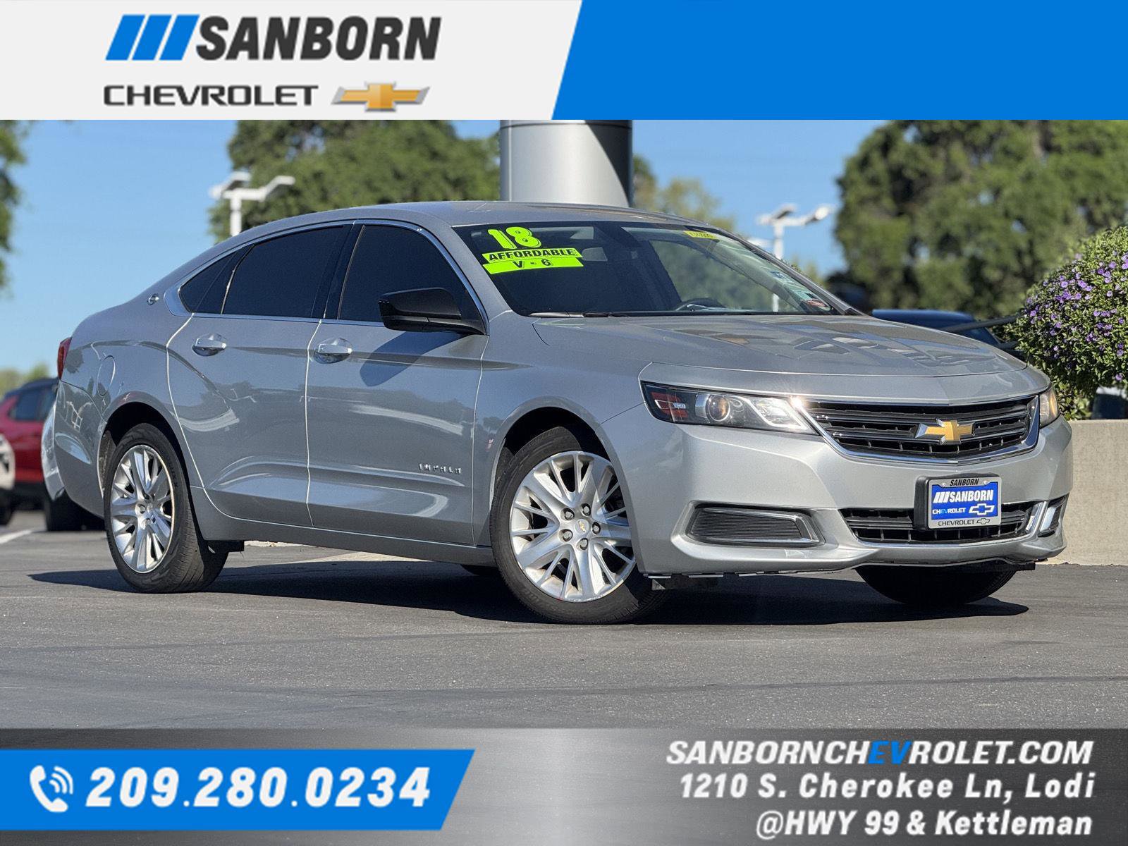 Certified 2018 Chevrolet Impala LS image 1