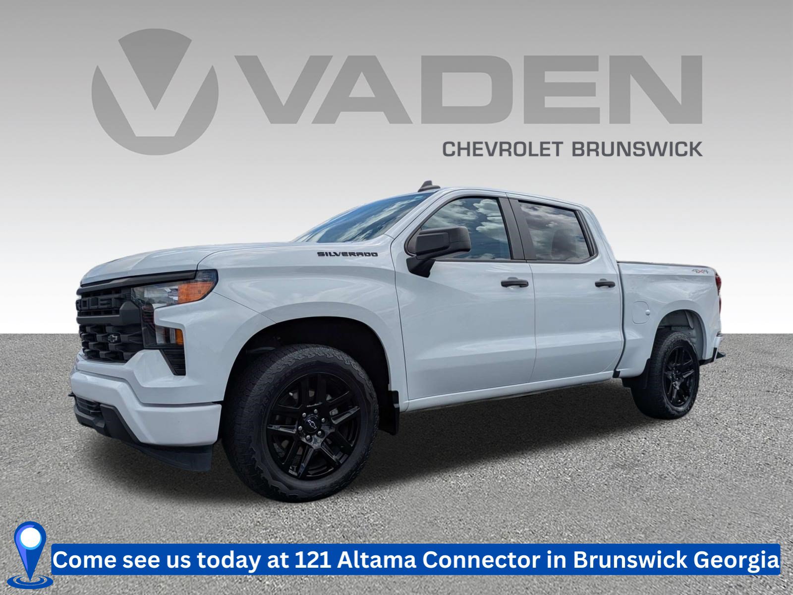 Used 2023 Chevrolet Silverado 1500 Custom w/ LPO, Dark Essentials Package AWD/4WD image 1