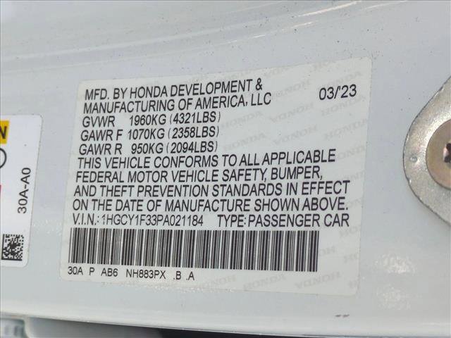 Certified 2023 Honda Accord EX image 25