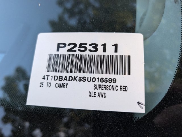 Certified 2025 Toyota Camry XLE w/ Premium Plus Package AWD/4WD image 35