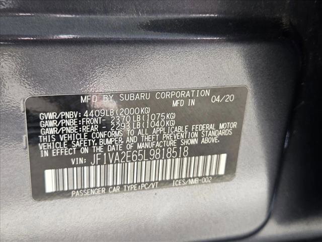 Used 2020 Subaru WRX STI w/ Popular Package #3 (IZT) image 22