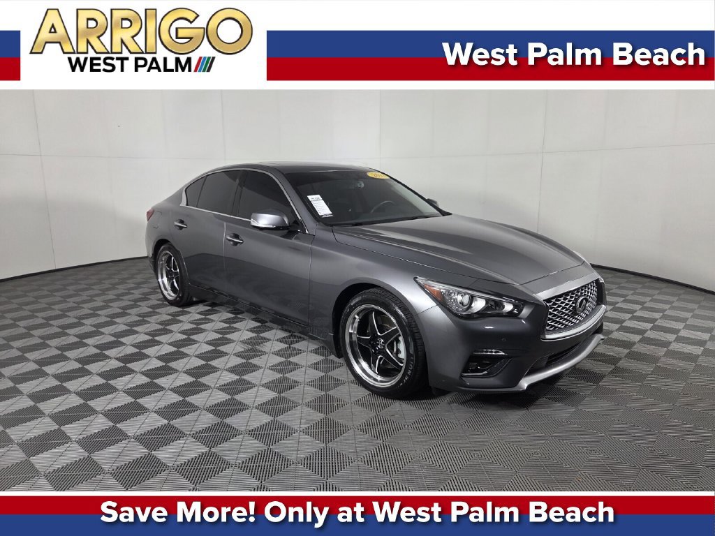 Used 2023 INFINITI Q50 Luxe w/ Cargo Package RWD image 1