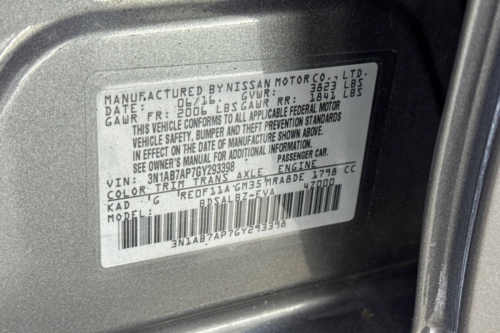 Used 2016 Nissan Sentra S FWD image 21