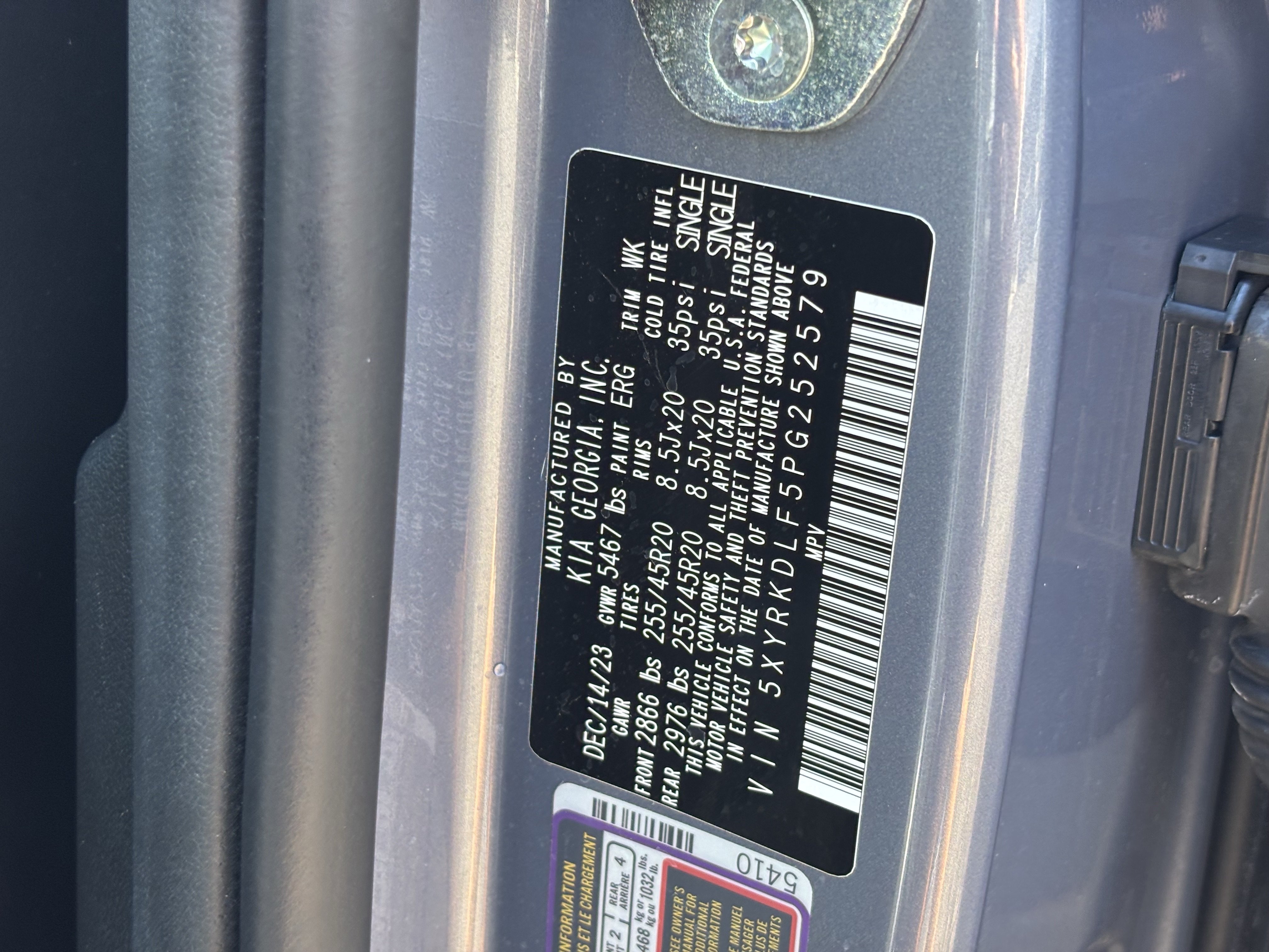 Certified 2023 Kia Sorento SX AWD/4WD image 30