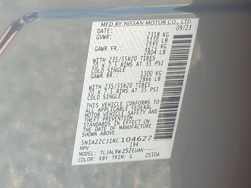 Certified 2024 Nissan Murano SL image 33