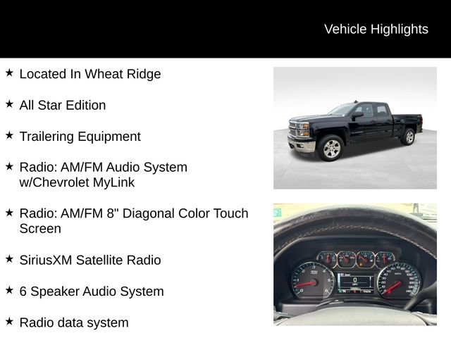 Used 2015 Chevrolet Silverado 1500 LT w/ All Star Edition image 8