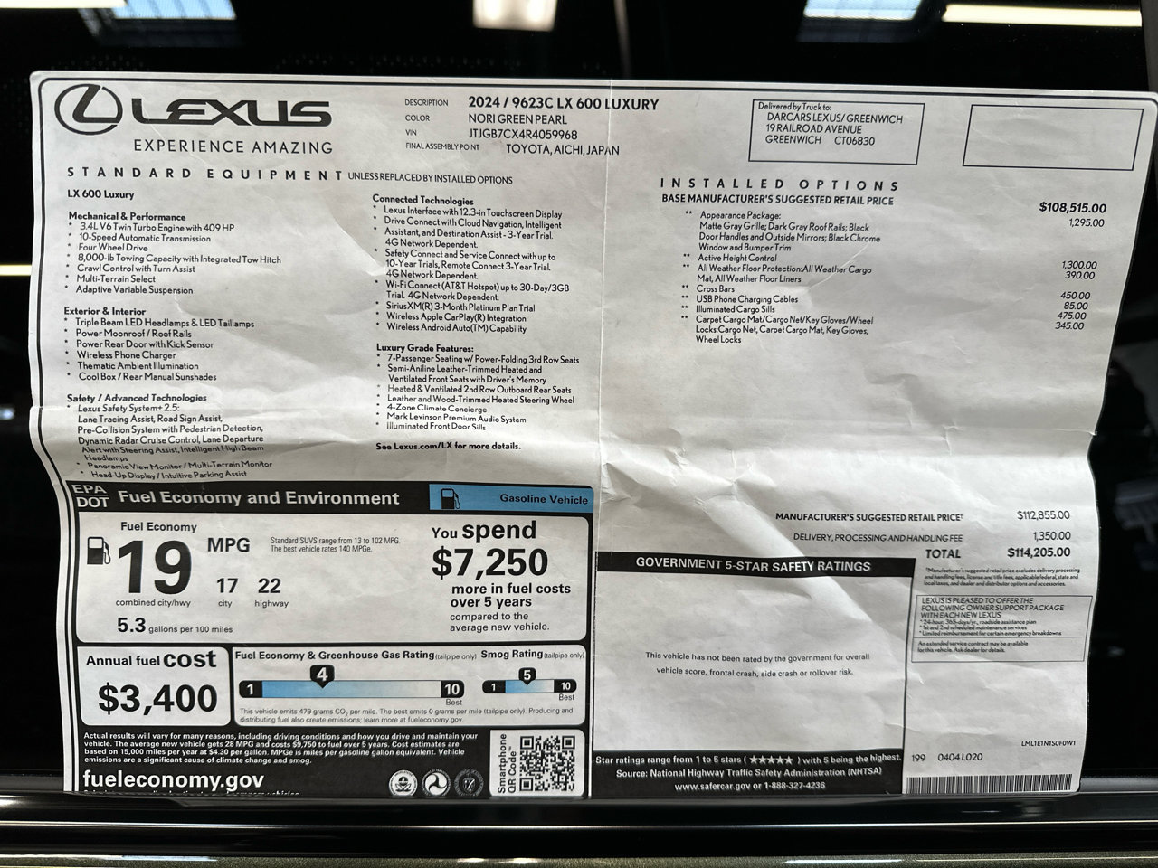 Used 2024 Lexus LX 600 4WD w/ Luxury Package image 27